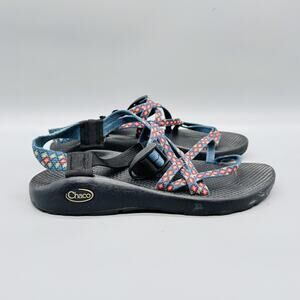 Chaco Sandals Womens 7 Blue ZX/1 Classic Strappy Buckle Hiking Water Shoes